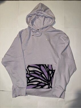Puma Lavender Pullover Hoodie with Black Label
